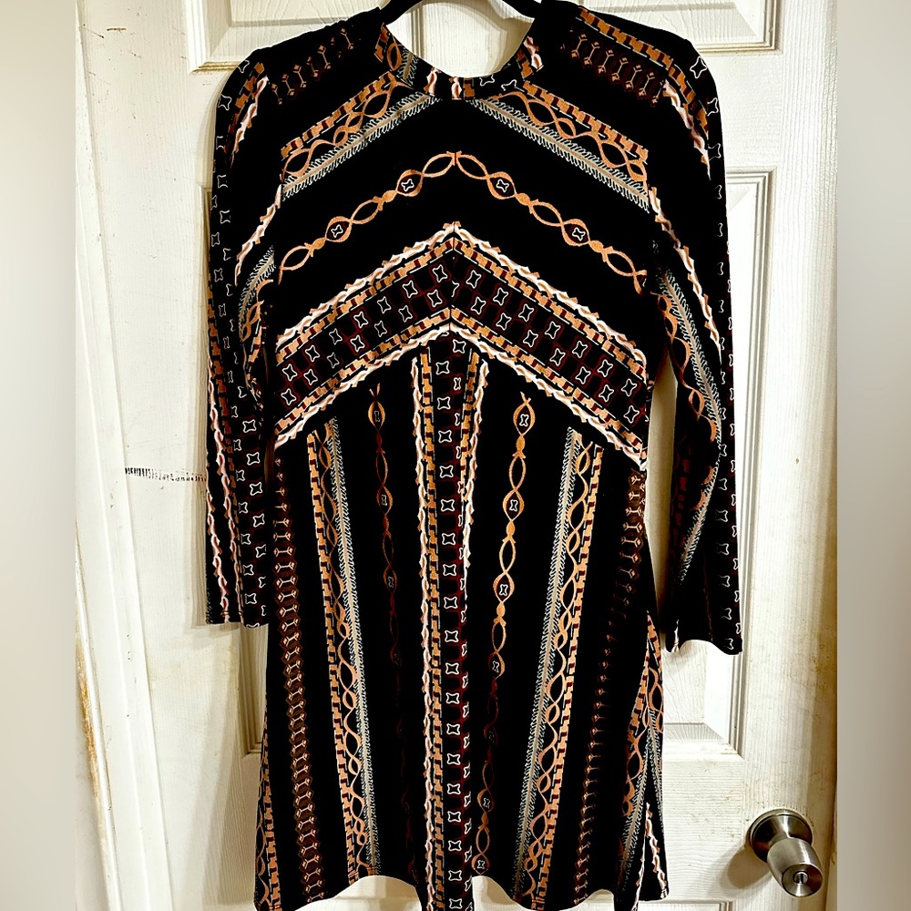 Free People Boho long sleeve dress